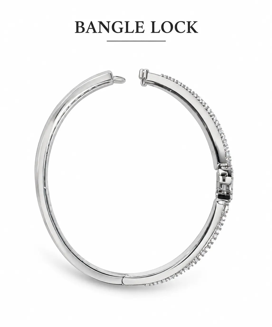AD Bracelet in Polished Silver for Women - Iridescent Gems