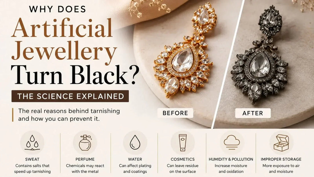 Why Does Artificial Jewellery Turn Black? The Science Explained - Iridescent Gems