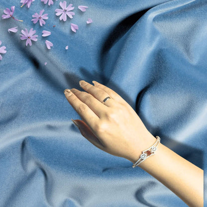 American Diamond Bracelet – AD Stone Tennis Style - Iridescent Gems